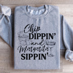 Chip Dippin And Margarita Sippin Sweatshirt Peachy Sunday
