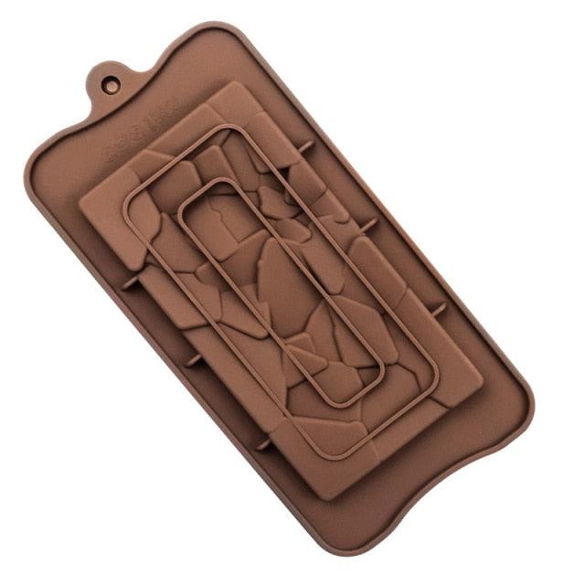 Chocolate Mold Silicone Waffle Pudding Baking Tool Love Fragments Shapes Mould Chocolate Chip Mold Baking Tool Cake Mold Popsicle Molds Non-Stick Silicone Candy Molds Stevvex