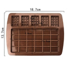 Chocolate Mold Silicone Waffle Pudding Baking Tool Love Fragments Shapes Mould Chocolate Chip Mold Baking Tool Cake Mold Popsicle Molds Non-Stick Silicone Candy Molds Stevvex