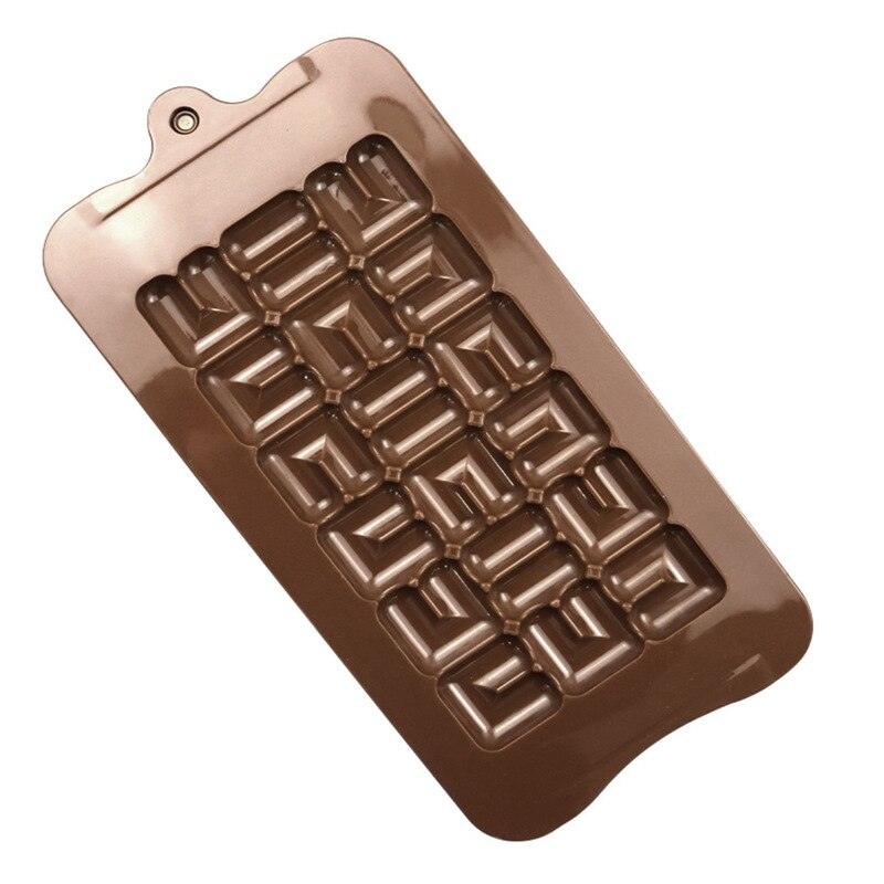 Chocolate Mold Silicone Waffle Pudding Baking Tool Love Fragments Shapes Mould Chocolate Chip Mold Baking Tool Cake Mold Popsicle Molds Non-Stick Silicone Candy Molds Stevvex