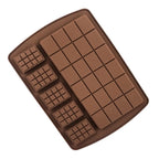 Chocolate Mold Silicone Waffle Pudding Baking Tool Love Fragments Shapes Mould Chocolate Chip Mold Baking Tool Cake Mold Popsicle Molds Non-Stick Silicone Candy Molds Stevvex