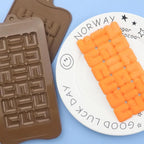 Chocolate Mold Silicone Waffle Pudding Baking Tool Love Fragments Shapes Mould Chocolate Chip Mold Baking Tool Cake Mold Popsicle Molds Non-Stick Silicone Candy Molds Stevvex