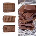 Chocolate Mold Silicone Waffle Pudding Baking Tool Love Fragments Shapes Mould Chocolate Chip Mold Baking Tool Cake Mold Popsicle Molds Non-Stick Silicone Candy Molds Stevvex