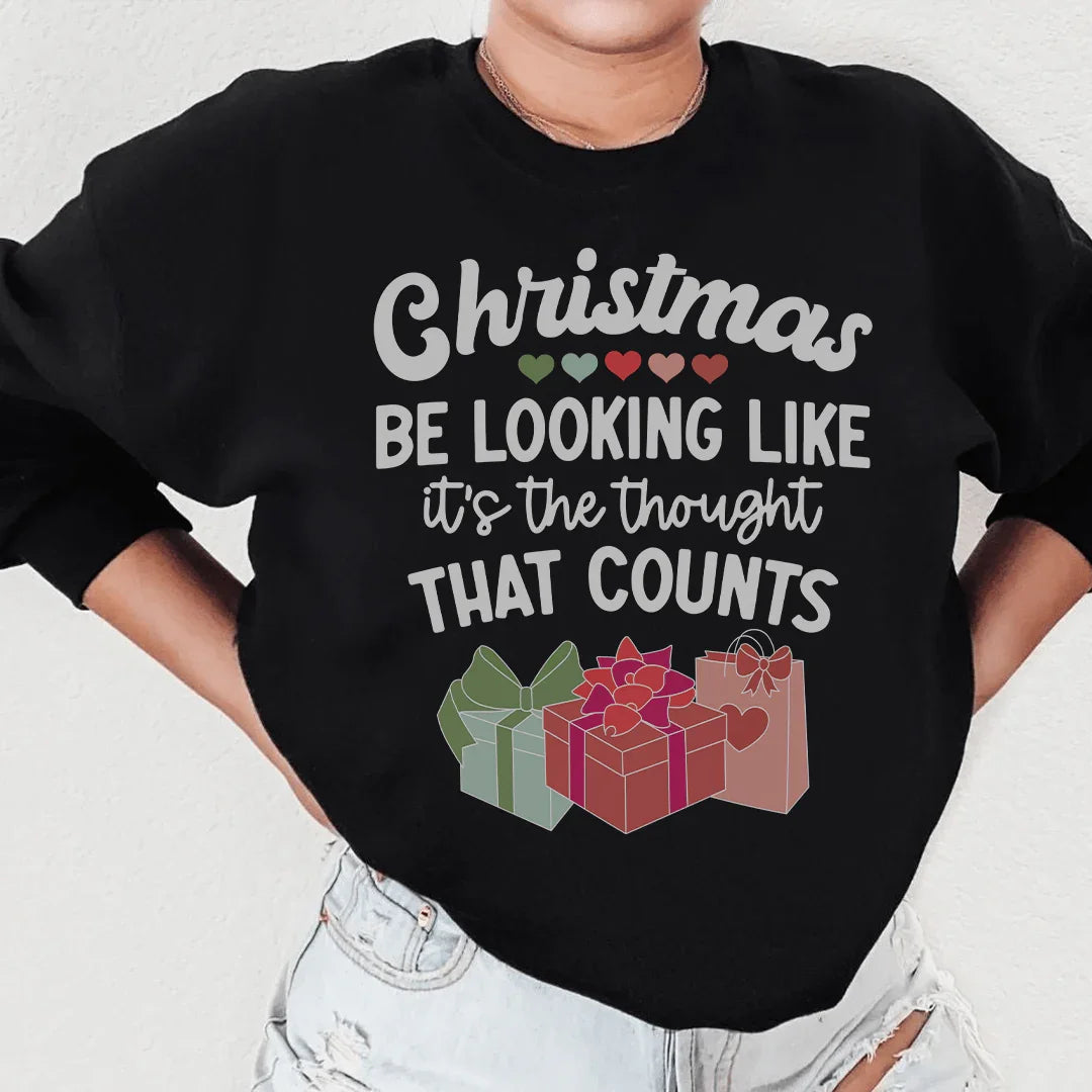 Christmas Be Looking Like Sweatshirt Peachy Sunday