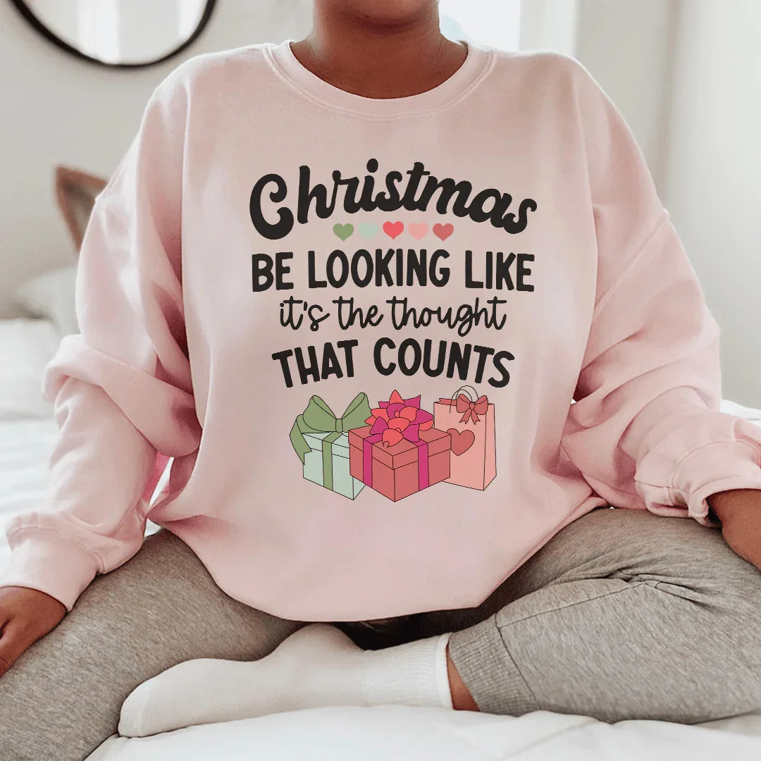 Christmas Be Looking Like Sweatshirt Peachy Sunday