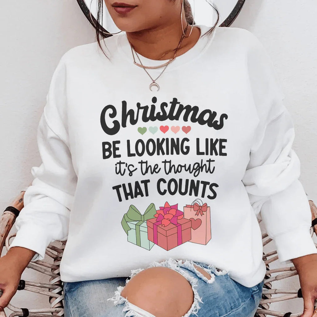 Christmas Be Looking Like Sweatshirt Peachy Sunday