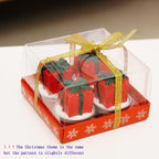 Christmas Candles Paraffin Home Desktop Decorations Tea light Candles Handmade Delicate Santa Snowman Acorn Tree Candles For Christmas Home Decoration Gifts Wedding Party Holiday Lights Christmas Ornaments Stevvex