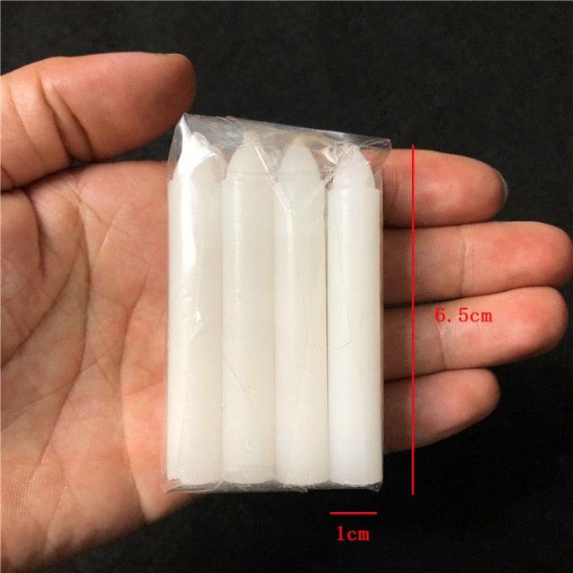 Christmas Candles Paraffin Home Desktop Decorations Tea light Candles Handmade Delicate Santa Snowman Acorn Tree Candles For Christmas Home Decoration Gifts Wedding Party Holiday Lights Christmas Ornaments Stevvex