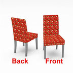 Christmas Chair Cover Stretch Spandex Digital Printed Silla Kitchen Dining Chair Covers Home Party Xmas Decor  Stretch Chair Cover for Dining Room Chair Protector Seat Cover Stretch Slipcover Christmas Bell Furniture For Living Room Ceremony Hotel Stevvex