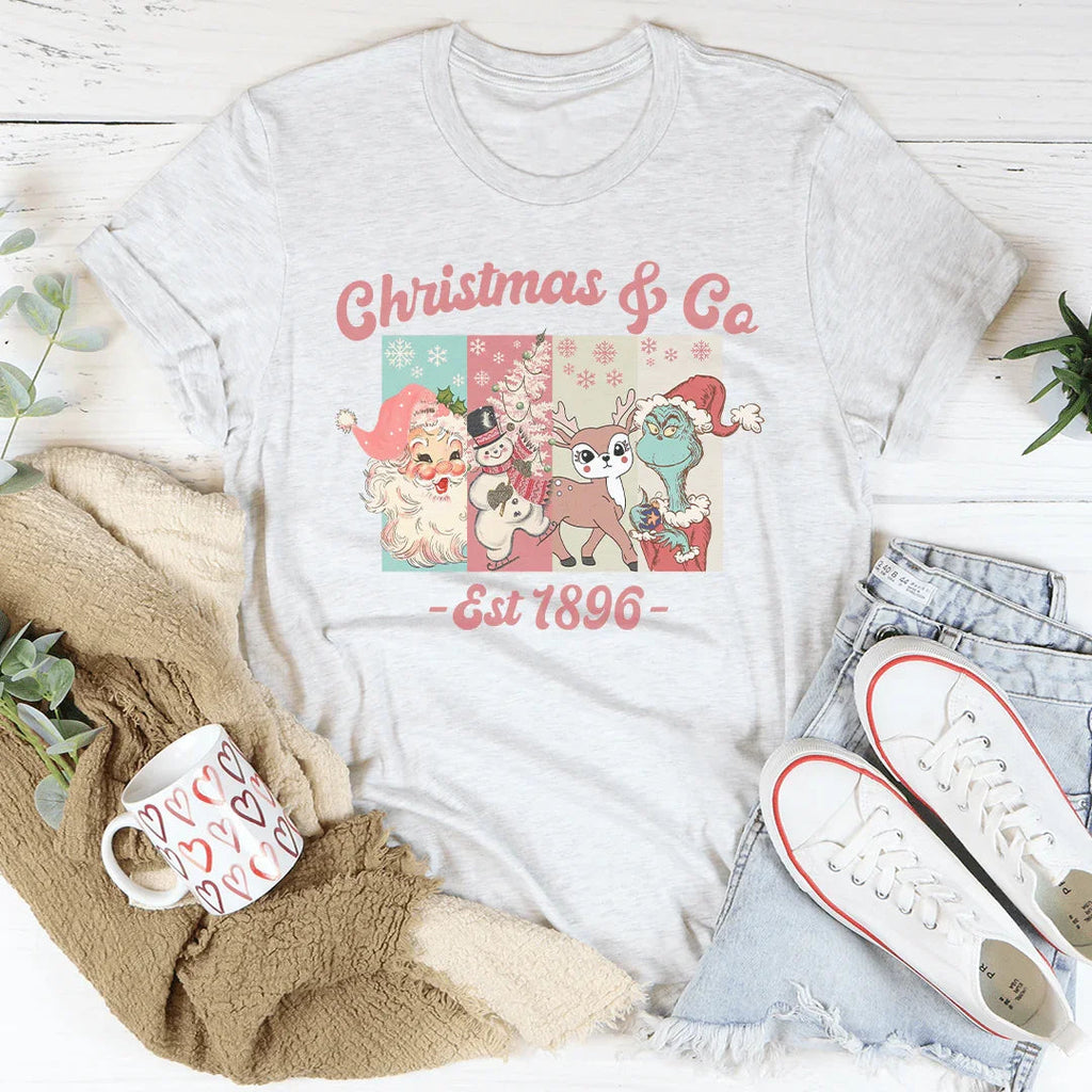 Christmas & Co Est 1896 Tee Peachy Sunday