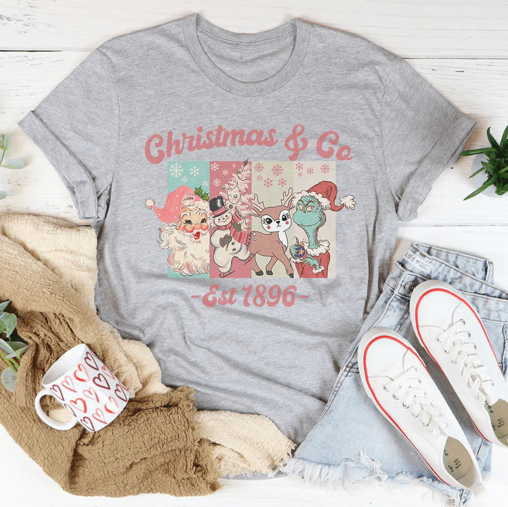 Christmas & Co Est 1896 Tee Peachy Sunday