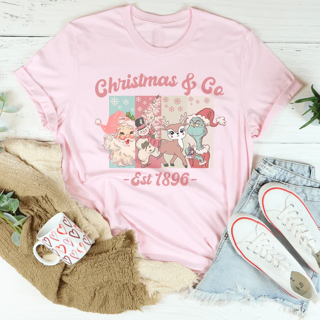 Christmas & Co Est 1896 Tee Peachy Sunday