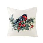 Christmas Cover Cushion For Home Decor Pillowcase Santa Claus Christmas Throw Pillow Covers Waterproof Outdoor Pillow Covers Cotton Linen Christmas Pillow Covers Linen Print Merry Christmas Navidad 2022 New Year Gift 45x45CM Stevvex