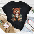 Christmas Cuddle Bear Tee Peachy Sunday