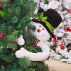 Christmas Curtain Holder Santa Claus Snowman Christmas Tree Ornaments Decoration Xmas Home Decor Festival Party Supplies Christmas Curtain Buckle Doll Santa Snowman Creative Curtain Tieback Hold Back Fastener Christmas Wine Bottle Topper For Home Decor