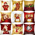 Christmas Decoration Set Stylish Christmas Chair Cover Decoration Jacquard Removable Washable Cushion Covers Armchair Modern For Home Banquet Hotel Spandex Holiday Parsons Chair Cover for Christmas Decoration Home Decor Ceremony Santa Claus Stevvex