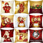 Christmas Decoration Set Stylish Christmas Chair Cover Decoration Jacquard Removable Washable Cushion Covers Armchair Modern For Home Banquet Hotel Spandex Holiday Parsons Chair Cover for Christmas Decoration Home Decor Ceremony Santa Claus Stevvex