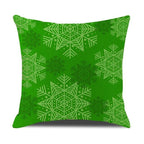 Christmas Green Stripe Pattern Cotton Linen Throw Pillow Christmas Stripe Pillow Cases Christmas Green Decorative Cushion Cover Cotton Linen Pillowcase Indoor Sofa Decorations Home Sofa Decorative Pillowcase 45X45CM Stevvex
