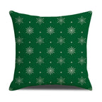 Christmas Green Stripe Pattern Cotton Linen Throw Pillow Christmas Stripe Pillow Cases Christmas Green Decorative Cushion Cover Cotton Linen Pillowcase Indoor Sofa Decorations Home Sofa Decorative Pillowcase 45X45CM Stevvex