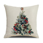 Christmas Green Stripe Pattern Cotton Linen Throw Pillow Christmas Stripe Pillow Cases Christmas Green Decorative Cushion Cover Cotton Linen Pillowcase Indoor Sofa Decorations Home Sofa Decorative Pillowcase 45X45CM Stevvex
