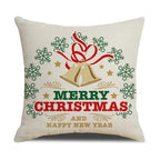 Christmas Green Stripe Pattern Cotton Linen Throw Pillow Christmas Stripe Pillow Cases Christmas Green Decorative Cushion Cover Cotton Linen Pillowcase Indoor Sofa Decorations Home Sofa Decorative Pillowcase 45X45CM Stevvex