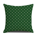 Christmas Green Stripe Pattern Cotton Linen Throw Pillow Christmas Stripe Pillow Cases Christmas Green Decorative Cushion Cover Cotton Linen Pillowcase Indoor Sofa Decorations Home Sofa Decorative Pillowcase 45X45CM Stevvex