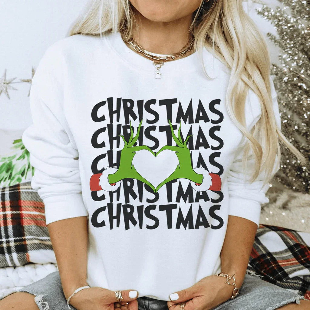 Christmas Love Sweatshirt Peachy Sunday