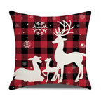 Christmas Pillow Covers Xmas Decorative Christmas Pillow Covers Christmas Decor Pillow Cases Retro Beautiful Cushion Cover Throw Pillowcase Winter Holiday Cushion Case For Home Decor 45x45CM Stevvex