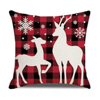 Christmas Pillow Covers Xmas Decorative Christmas Pillow Covers Christmas Decor Pillow Cases Retro Beautiful Cushion Cover Throw Pillowcase Winter Holiday Cushion Case For Home Decor 45x45CM Stevvex