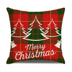 Christmas Pillow Covers Xmas Decorative Christmas Pillow Covers Christmas Decor Pillow Cases Retro Beautiful Cushion Cover Throw Pillowcase Winter Holiday Cushion Case For Home Decor 45x45CM Stevvex
