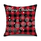 Christmas Pillow Covers Xmas Decorative Christmas Pillow Covers Christmas Decor Pillow Cases Retro Beautiful Cushion Cover Throw Pillowcase Winter Holiday Cushion Case For Home Decor 45x45CM Stevvex