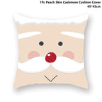 Christmas Pillowcase Santa Cluas Pillow Covers Xmas Holiday Couch Pillows Rustic Christmas Decorations Winter Pillowcase For Home Living Room Xmas Ornaments Navidad Gifts