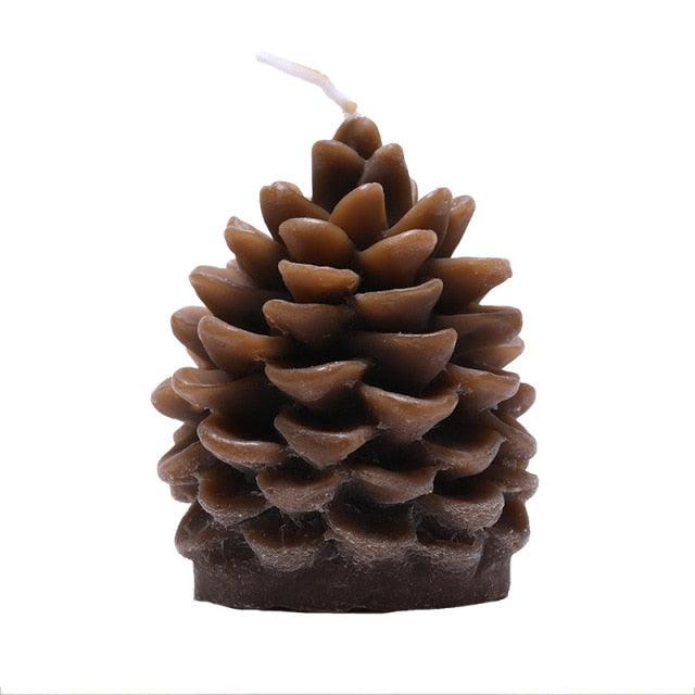 Christmas Pine Cones Candles Pine Cone Candles For Christmas Tree Shape Candle Scented Christmas Candle Christmas Decoration Candle Elk Christmas Tree Scented Candle Home Creative Gifts Stevvex