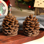 Christmas Pine Cones Candles Pine Cone Candles For Christmas Tree Shape Candle Scented Christmas Candle Christmas Decoration Candle Elk Christmas Tree Scented Candle Home Creative Gifts Stevvex