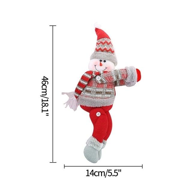 Christmas Plaid Curtain Buckle Santa Snowman Curtain Tiebacks Tie Rope Christmas Decor Curtain Buckle Bandage Curtain Tieback Santa Curtain Buckle Tieback Curtain Holder Fastener Doll Wine Bottle Topper For Home Window Decorations Christmas Ornaments Stevvex