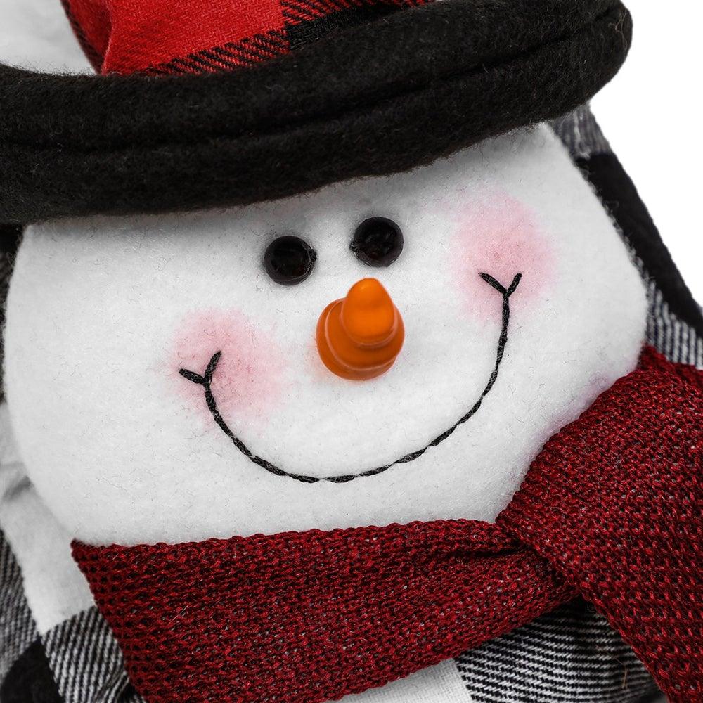 Christmas Plaid Curtain Buckle Santa Snowman Curtain Tiebacks Tie Rope Christmas Decor Curtain Buckle Bandage Curtain Tieback Santa Curtain Buckle Tieback Curtain Holder Fastener Doll Wine Bottle Topper For Home Window Decorations Christmas Ornaments Stevvex