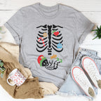 Christmas Pregnant Skeleton Tee Peachy Sunday