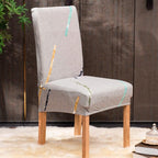 Christmas Printing Dining Chair Covers Modern Removable Anti-dirty Kitchen Seat Case Stretch Chair Slipcovers for Home Banquet Dining Room Chair Protector Seat Protector Slipcovers Stretch Removable Washable Printed Dining Chair Seat Covers for Kitchen Stevvex