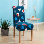 Christmas Printing Dining Chair Covers Modern Removable Anti-dirty Kitchen Seat Case Stretch Chair Slipcovers for Home Banquet Dining Room Chair Protector Seat Protector Slipcovers Stretch Removable Washable Printed Dining Chair Seat Covers for Kitchen Stevvex