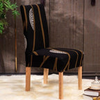 Christmas Printing Dining Chair Covers Modern Removable Anti-dirty Kitchen Seat Case Stretch Chair Slipcovers for Home Banquet Dining Room Chair Protector Seat Protector Slipcovers Stretch Removable Washable Printed Dining Chair Seat Covers for Kitchen Stevvex