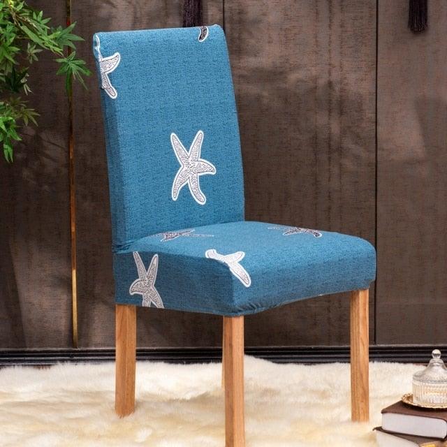Christmas Printing Dining Chair Covers Modern Removable Anti-dirty Kitchen Seat Case Stretch Chair Slipcovers for Home Banquet Dining Room Chair Protector Seat Protector Slipcovers Stretch Removable Washable Printed Dining Chair Seat Covers for Kitchen Stevvex