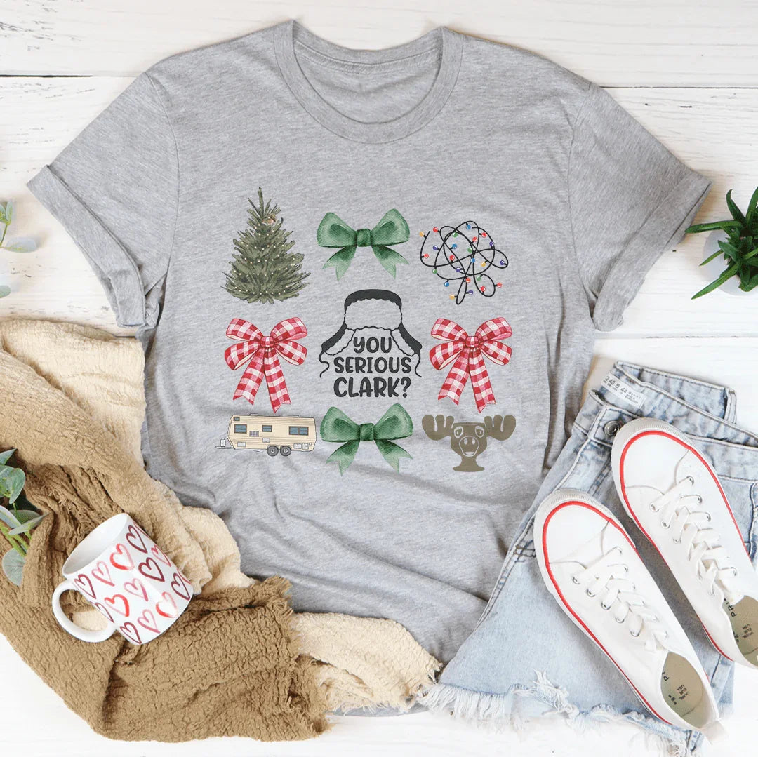 Christmas Vacation Coquette Tee Peachy Sunday