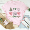 Christmas Vacation Coquette Tee Peachy Sunday