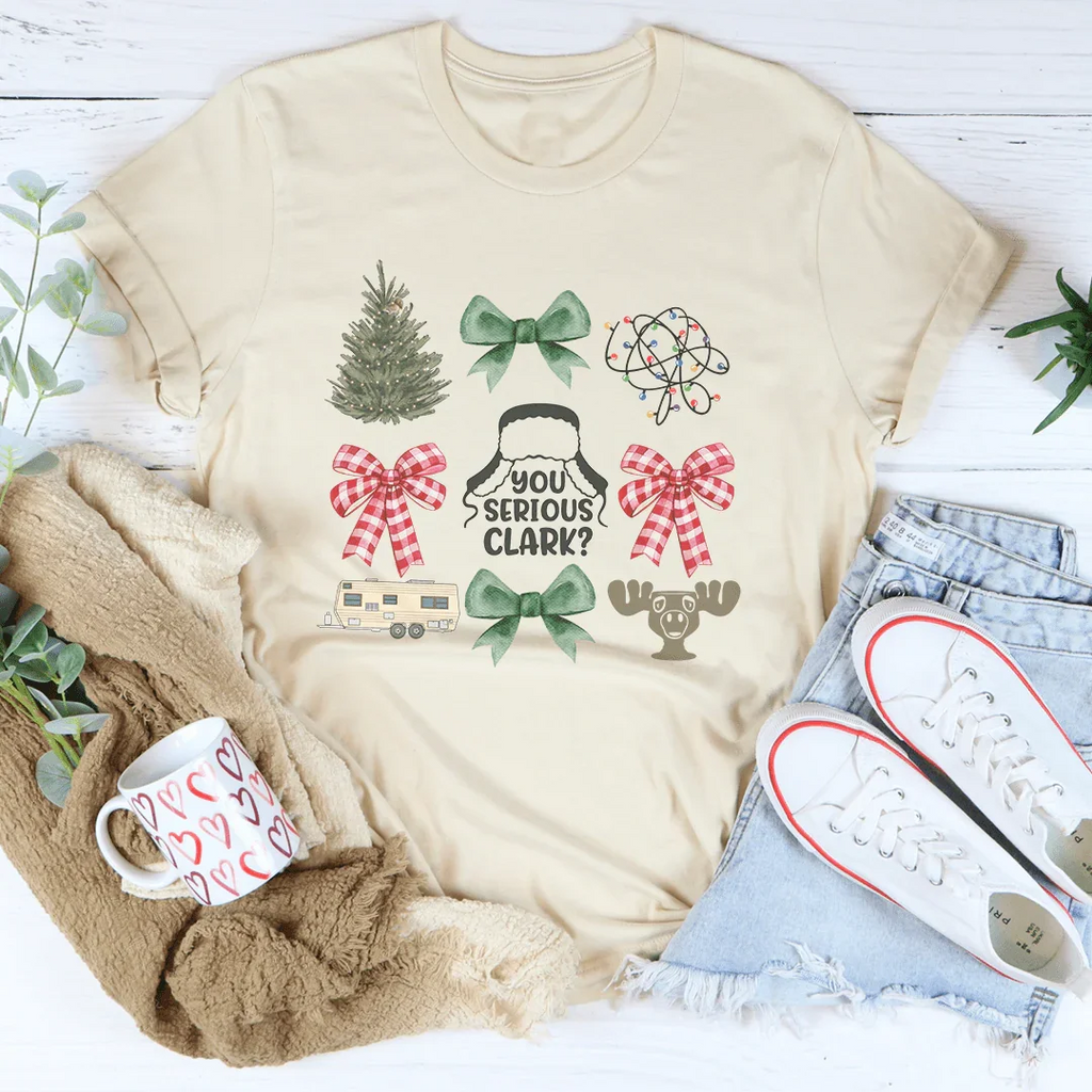 Christmas Vacation Coquette Tee Peachy Sunday