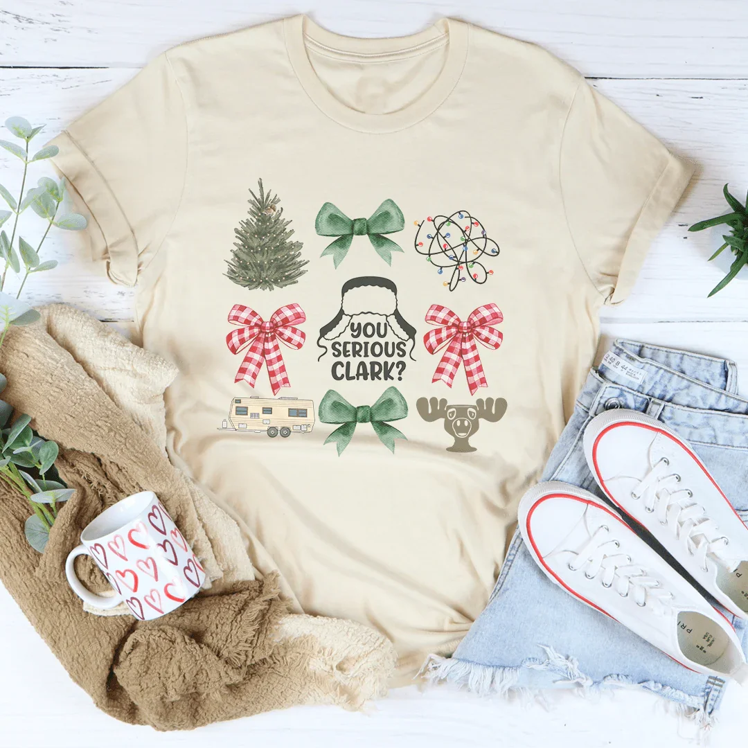Christmas Vacation Coquette Tee Peachy Sunday