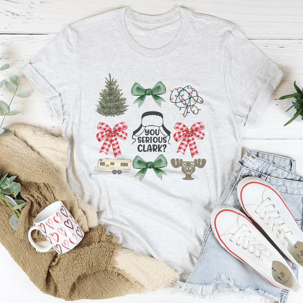 Christmas Vacation Coquette Tee Peachy Sunday