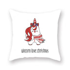 Christmas Xmas Red Pillow Case Tree Decoration Xmas Series Cushion Cover Case Pillow Zippered Square Pillowcase Santa Claus Cushion Cover Christmas Decorations For Home Snowman 45x45CM Stevvex