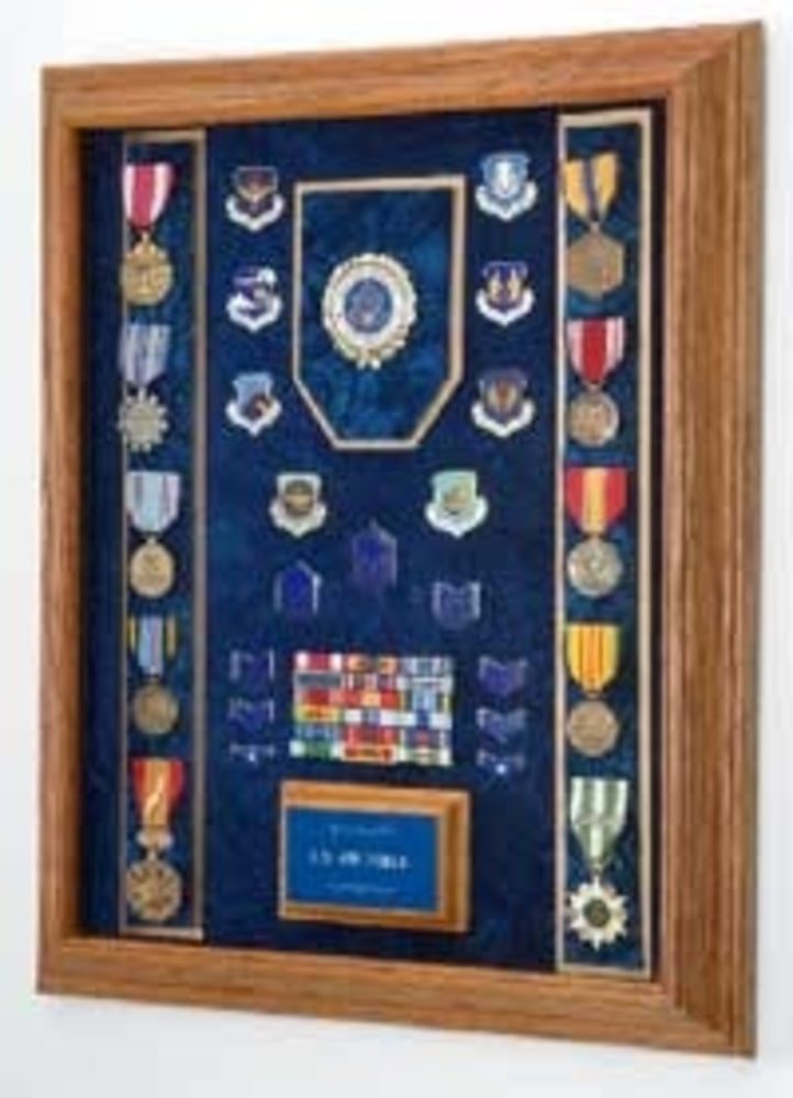 Air Force Awards Display Case - Awards & Medals Display Case. The Military Gift Store