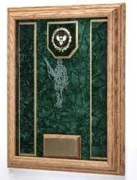 Awards Display Case, Military Awards shadow Box - Oak The Military Gift Store