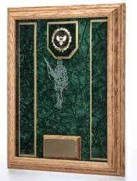 Awards Display Case, Military Awards shadow Box - Walnut The Military Gift Store